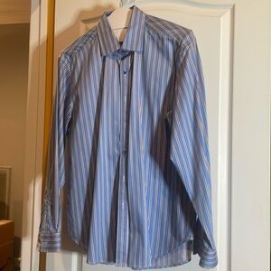 🤎💙Robert Graham size extra large blue and brown, no callouts🩵🤎